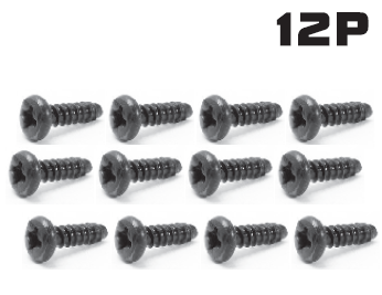 HAIBOXING RC car parts Pan Head Self Tapping Screws PBHO 3*15MM S085