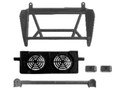 HAIBOXING 1/14 SCALE RC CARS SPARERear Rack/Decoration Radiator Cover APPLY FOR 3100A (F4301)