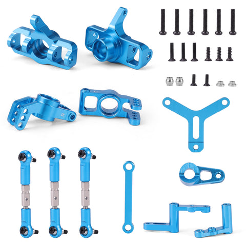 HAIBOXING RC Cars Upgraded Spare Parts , 1/18 RC Trucks Replacement Parts Metal Steering Cups, Steering links, Rear Hubs, Steering Cups Apply to 2021 New Version 18858 & 18859 &18859A & 18868(C18)