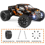 1:18 Scale RC Monster Truck 18859E 36km/h Speed 4X4 Off Road Remote Control Truck,Waterproof Electric Powered RC Cars All Terrain Toys Vehicles with 2 Batteries,Excellent Xmas Gifts for kid and Adults